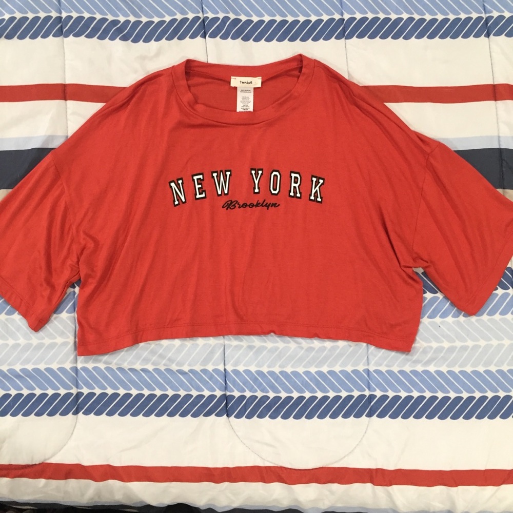 Cropped Jersey Top